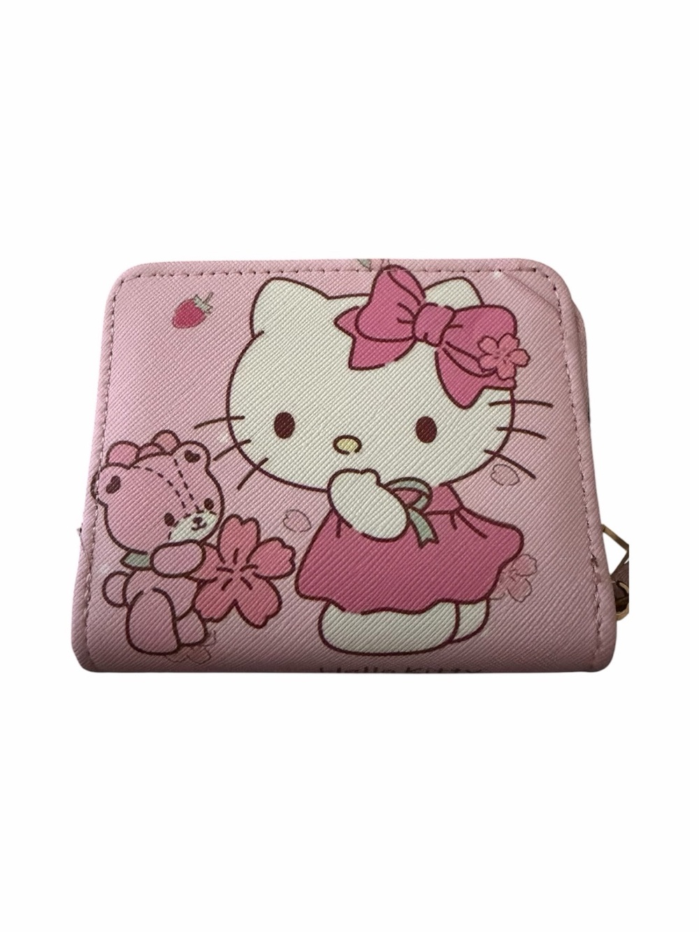 NWT-HELLO KITTY-double zip wallet